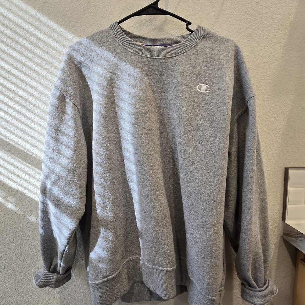 Champion Classic Gray Crewneck Sweater